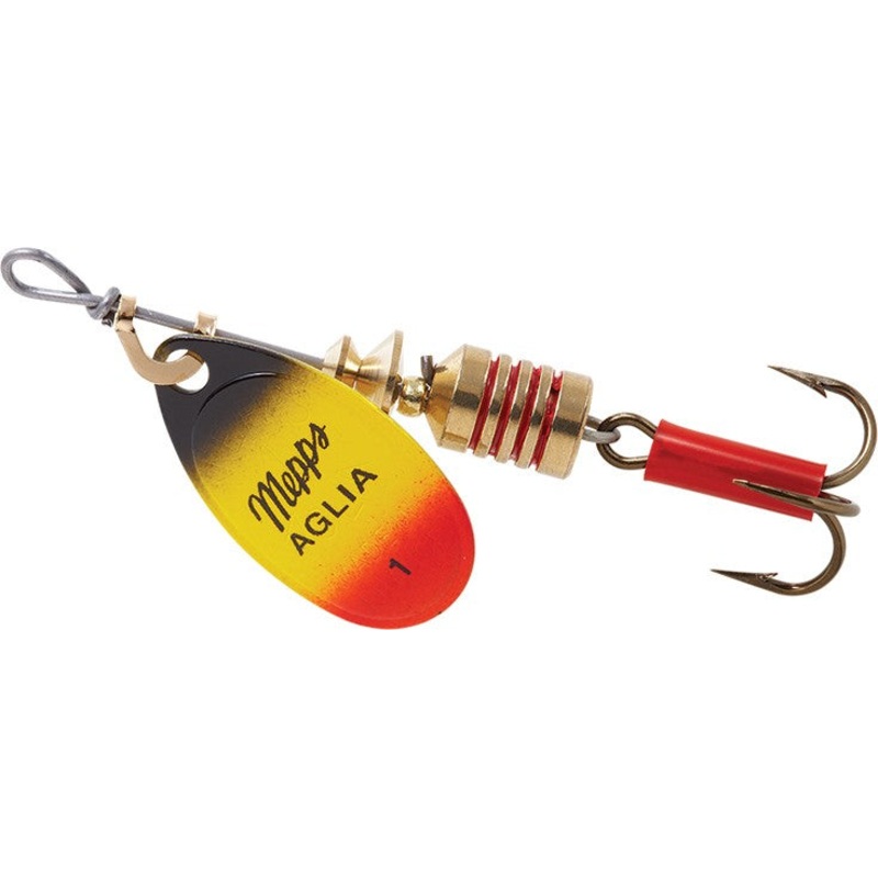 AGLIA 1/8OZ MEPPS BLK YELLOW
