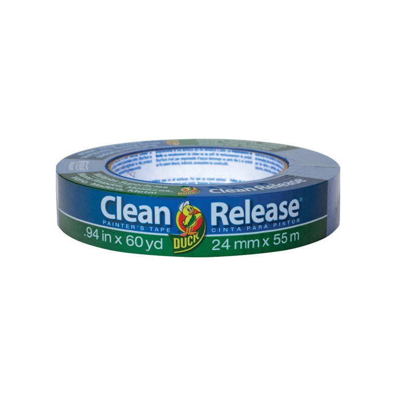 Duck Clean Release .94 in. W X 60 yd L Blue Medium Strength Painter’s Tape 1 pk
