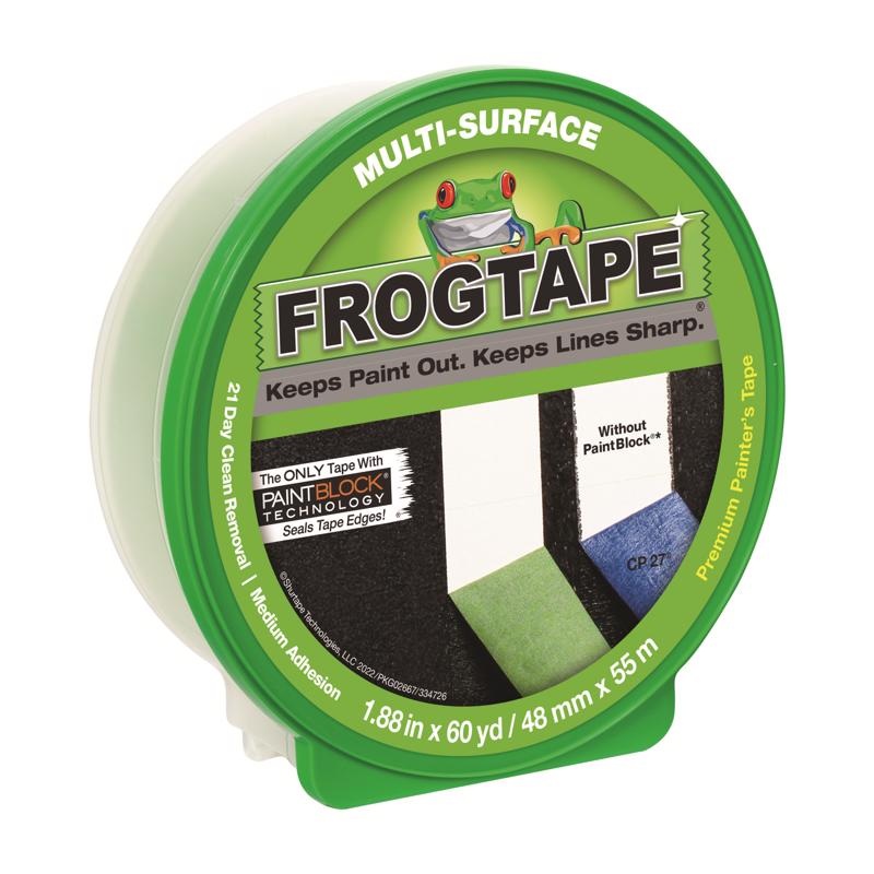 FrogTape 1.88 in. W X 60 yd L Green Medium Strength Painter’s Tape 1 pk
