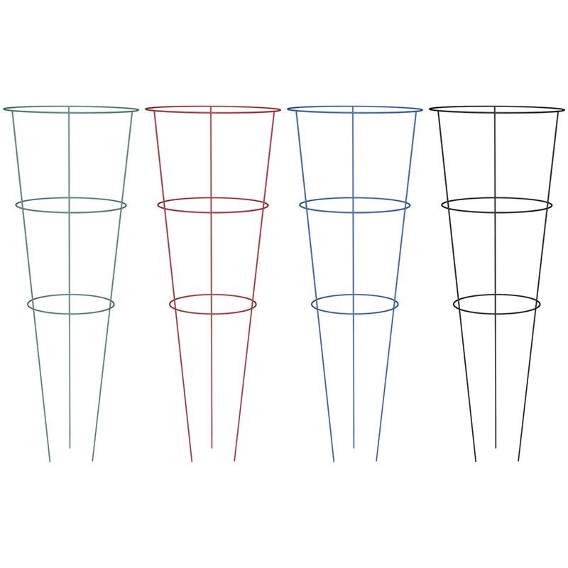 Panacea Vivid 42 in. H X 16 in. W Assorted Steel Tomato Cage 1 cage per purchase