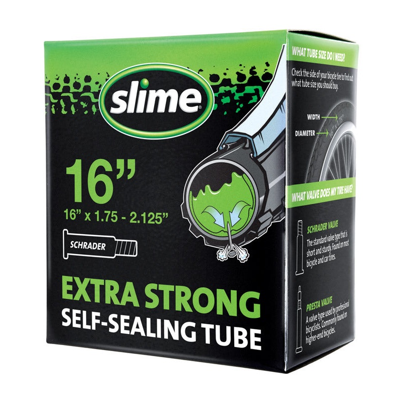 Slime 16 in. Rubber Bicycle Inner Tube 1 pk