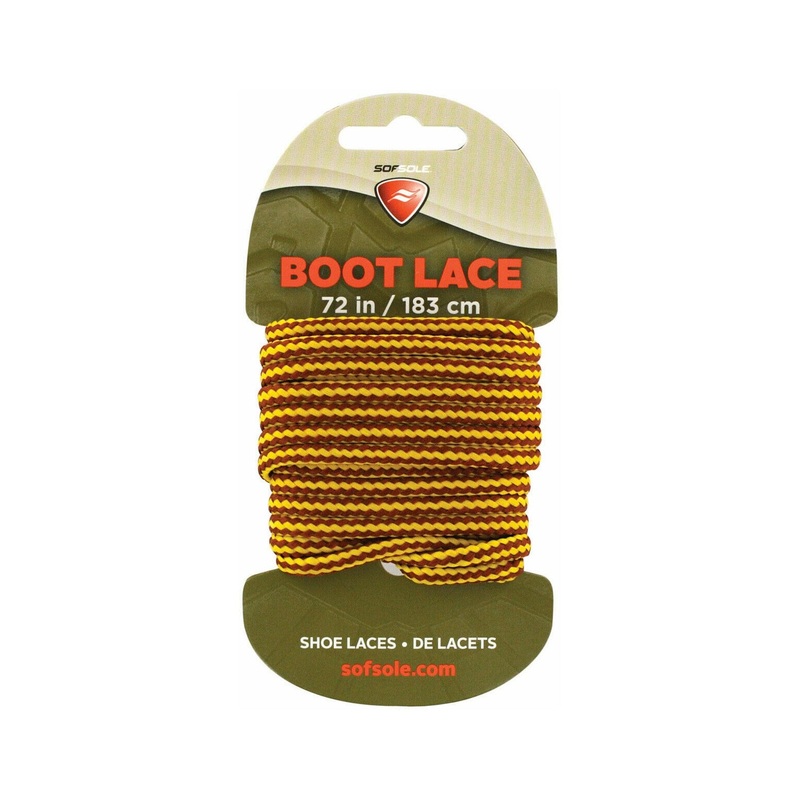 Sof Sole 72 Gold/Brown Waxed Boot Laces