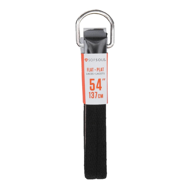 Sof Sole Athletic Flat Shoe Laces 54 Black