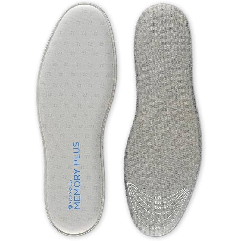 Sof Sole Men’s Memory Plus Comfort Full-Length Insole