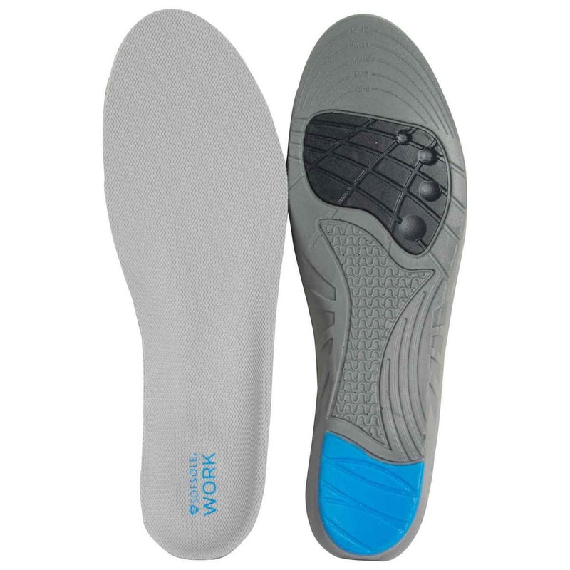 Sof Sole Men’s Work Insoles – Black – Size 8-13