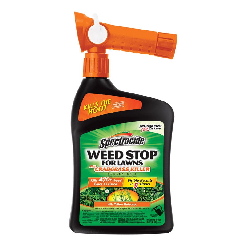 Spectracide Weed Stop Crabgrass Killer RTS Hose-End Concentrate 32 oz