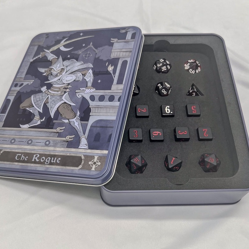 Beadle & Grimm’s: Epic Resin – Rogue Polyhedral Dice Set