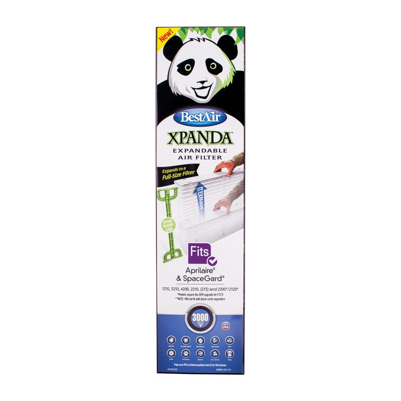 BestAir XPANDA 20 in. W X 25 in. H X 4 in. D 13 MERV Pleated Air Filter 1 pk