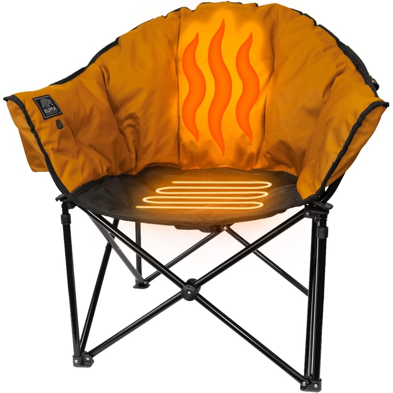 Kuma Lazy Bear Heated Chair Sierra/Black