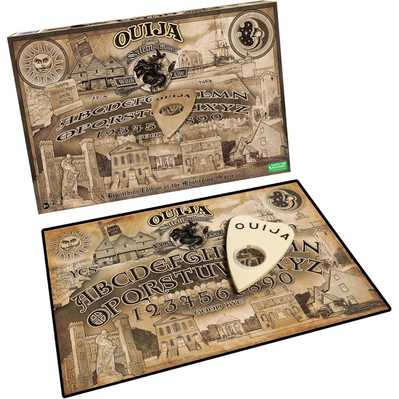 Ouija Salem Edition by Winning Moves Games USA, Spooky and Dark Special City Edition Ouija Board, for 2+ Players Age 8+
