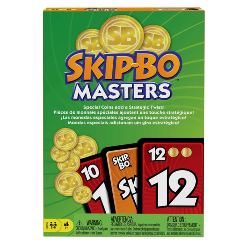 Skip-Bo Masters Card Game For Game Night