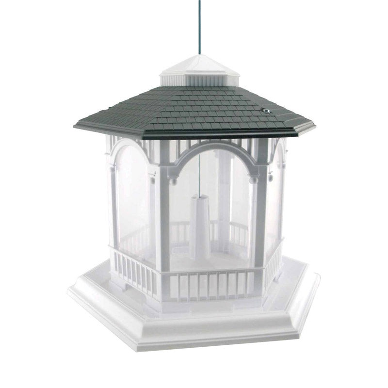 Audubon Wild Bird 10 lb Plastic Deluxe Gazebo Bird Feeder 6 ports
