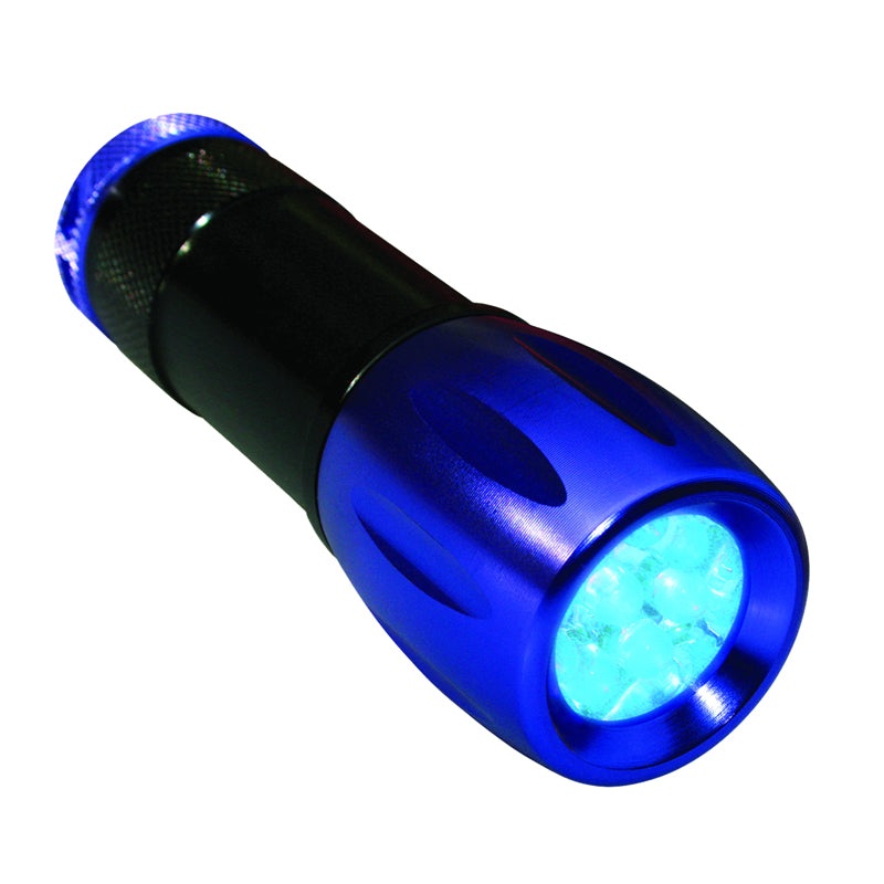 Blacklight Master 15 lm Black/Purple LED UV Flashlight AAA Battery (1 Flashlight Per Purchase)