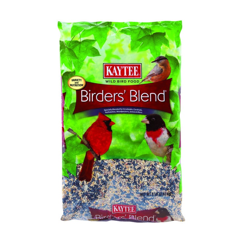 Kaytee Birders Blend Songbird Black Oil Sunflower Seed Wild Bird Food 8 lb