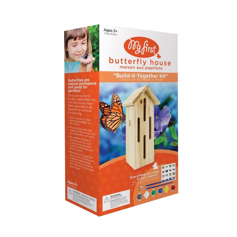 Nature’s Way My First 11 in. H X 4.5 in. W X 4.5 in. L Wood Butterfly House