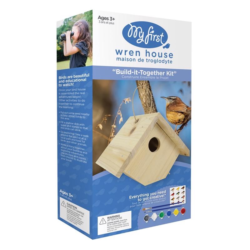 Nature’s Way My First 5 in. H X 7 in. W X 6 in. L Wood Bird House