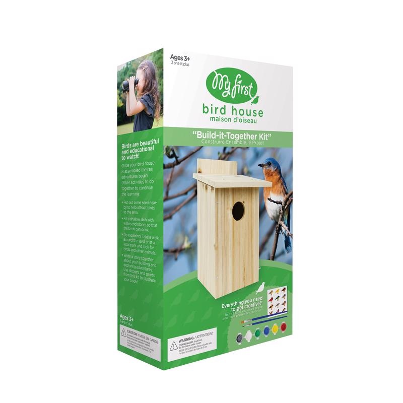 Nature’s Way My First 9.75 in. H X 5.75 in. W X 6.75 in. L Wood Bird House