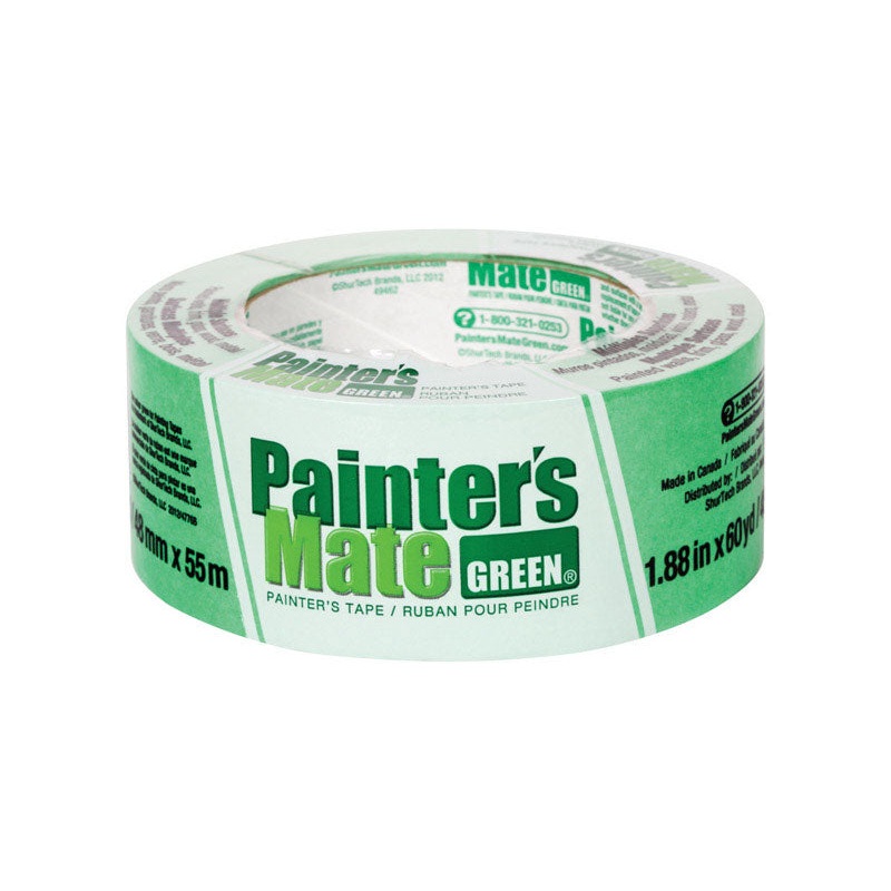 Painter’s Mate 1.88 in. W X 60 yd L Green Medium Strength Painter’s Tape 1 pk