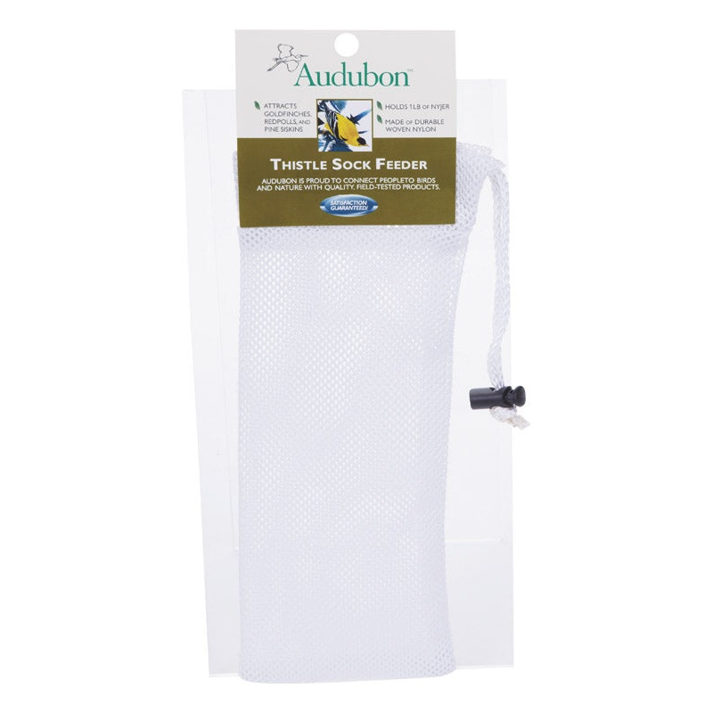 Audubon Finch 1 lb Mesh Thistle Sock Bird Feeder 2 ports