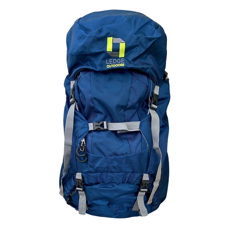 Ledge Kinetic 60 Liter Hiking Backpack (Blue)