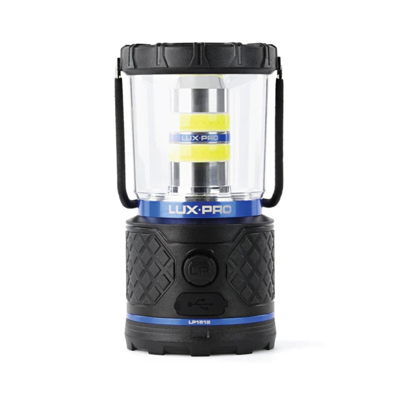 LUXPRO  Rechargeable Dual-Power 1100 Lumen LED Lantern