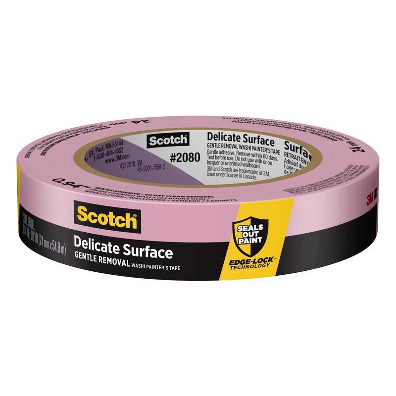 Scotch 0.94 in. W X 60 yd L Purple Medium Strength Painter’s Tape 1 pk