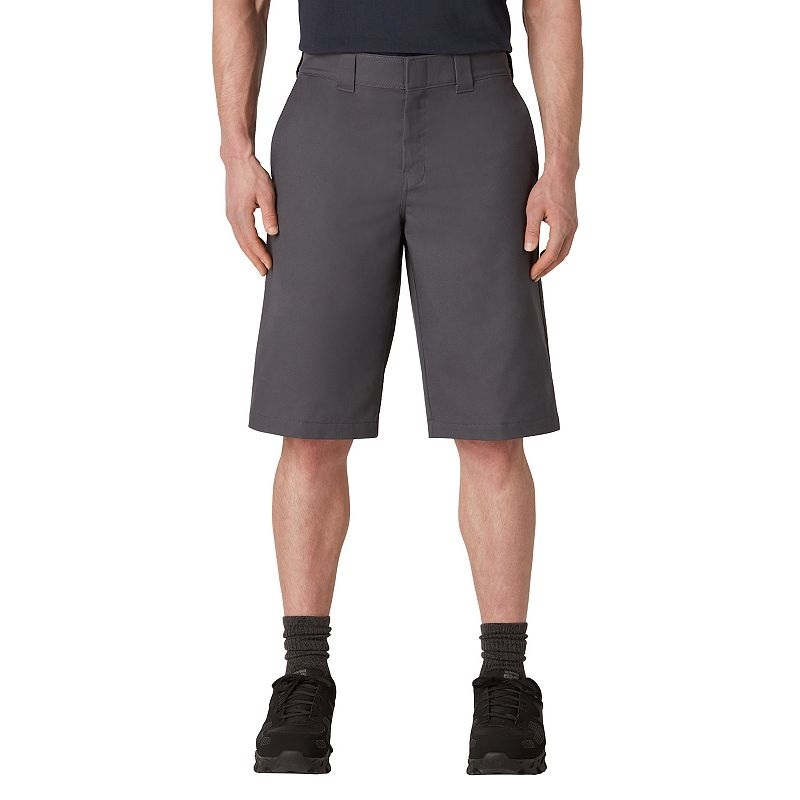 Dickies Cooling Active Waist Flat Front Shorts, 13 Waist 32