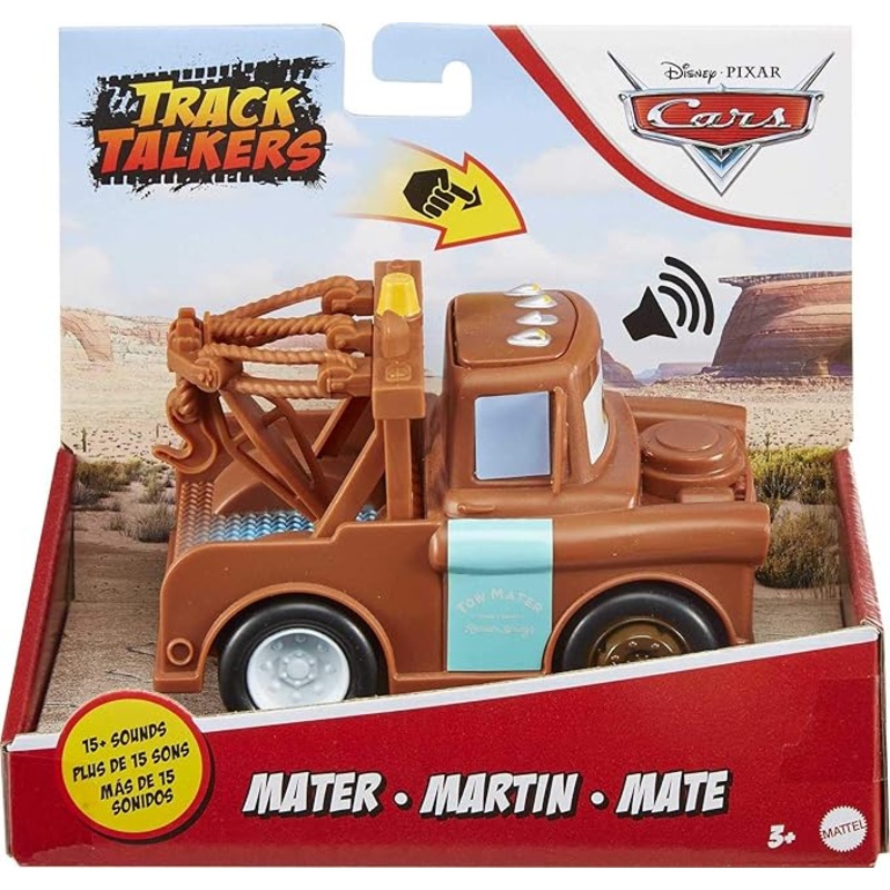 Disney And Pixar Cars Track Talkers Mater Talking Toy Truck, 5.5 inch Collectible