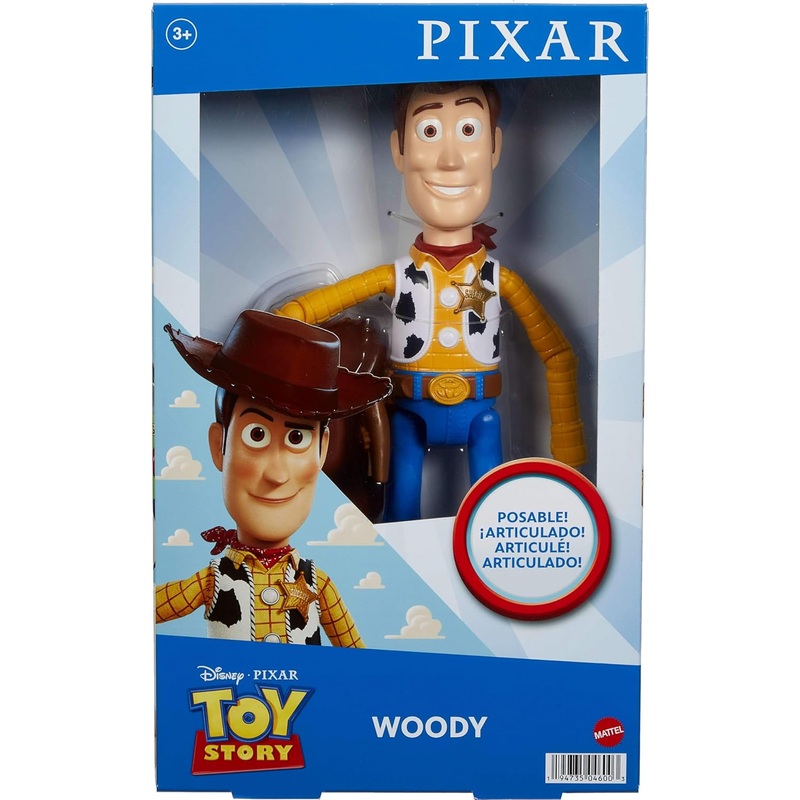 Disney and Pixar Toy Story Large Woody Action Figure, Collectible Toy in 12-Inch Scale