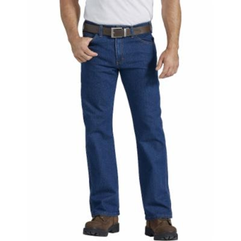 Men’s Dickies Active Waist 5-pocket Flex Performance Pants (Indigo) Size 42×30