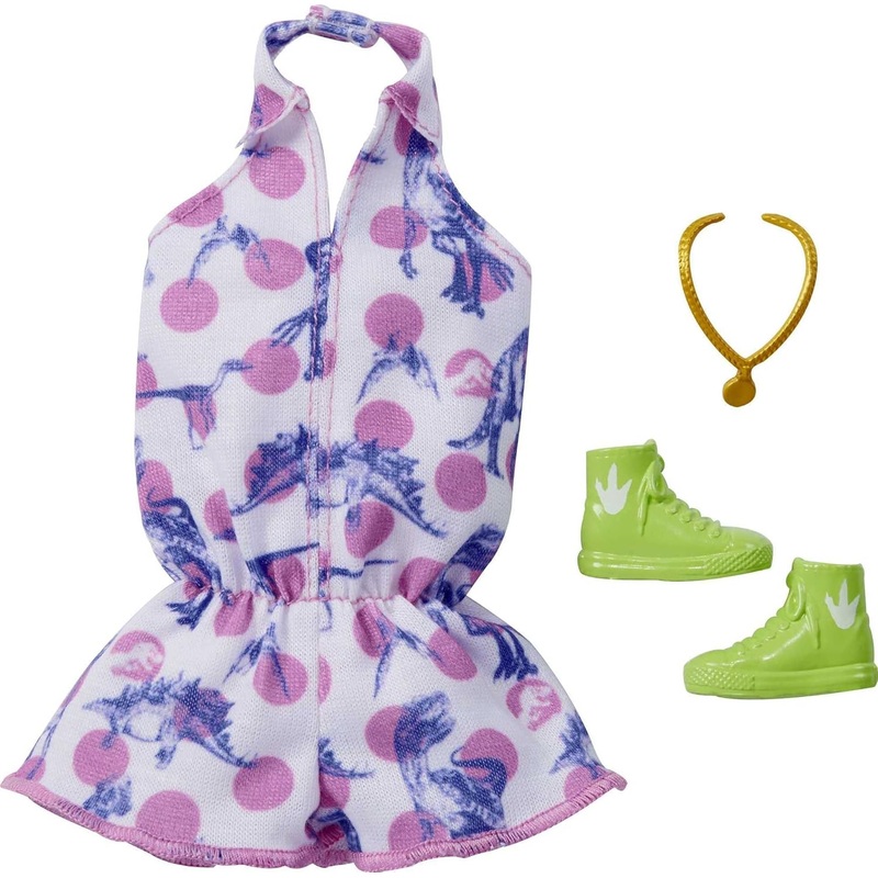 Barbie Doll Clothes Inspired by Jurassic World: Dominion, Complete Look, 2 Accessories