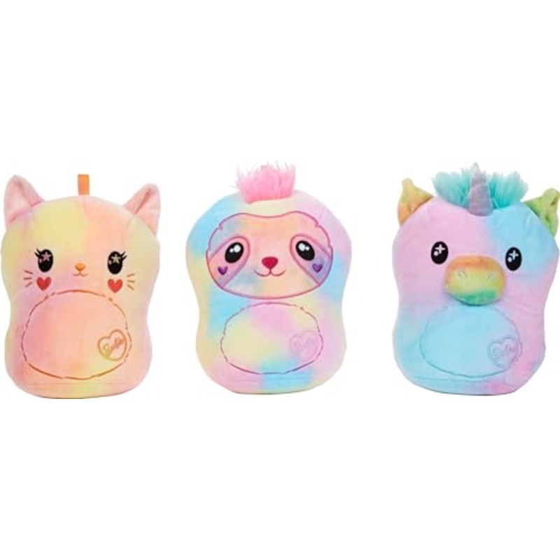 Barbie Tie-Dye Reveal Plush Toy, 7-Inch Stuffed Animal With Diy Washable Fabric Craft