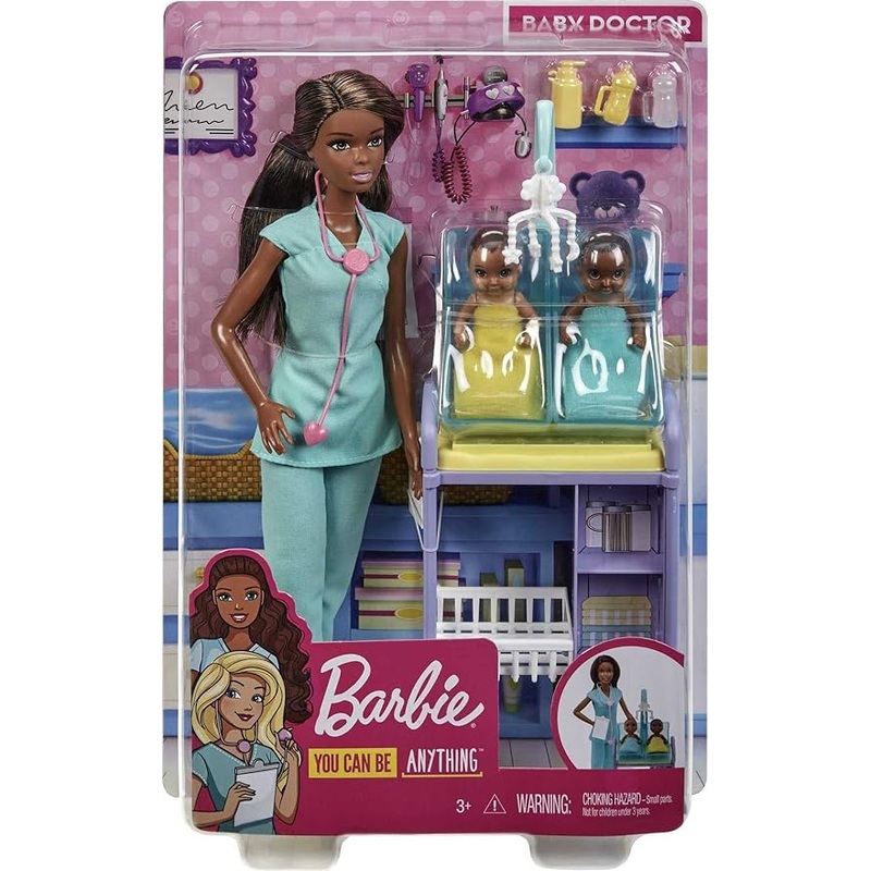 Barbie You Can Be Anything Baby Doctor Doll and Playset