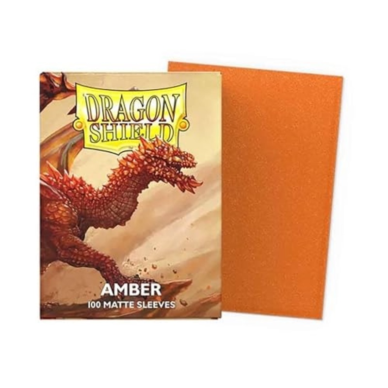 Dragon Shield Standard Sleeves: Matte Amber (100ct)