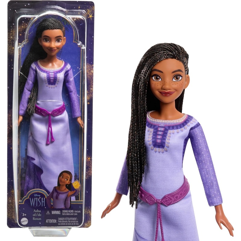 Mattel Disney Wish Toys, Asha of Rosas Posable Fashion Doll