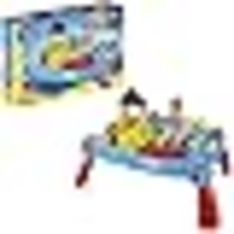 MEGA BLOKS Toy Blocks Blue Build N Learn Table With Storage