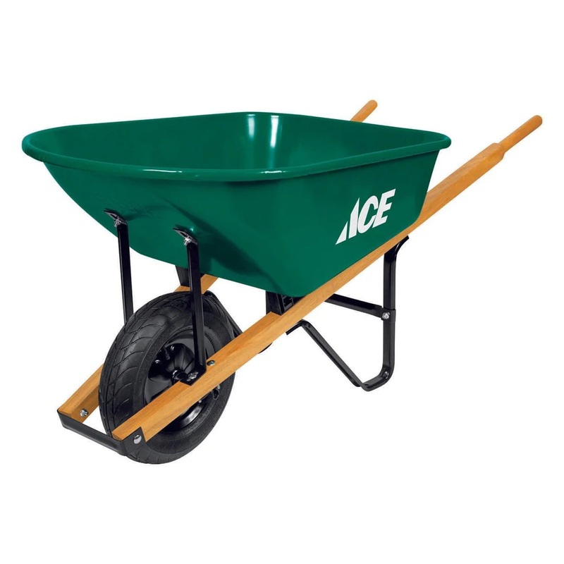 Ace Steel Residential Wheelbarrow 6 cu ft (In-Store Pickup Only)