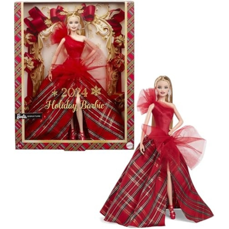 Barbie – Signature 2024 Holiday Collectible Doll – Blonde Hair