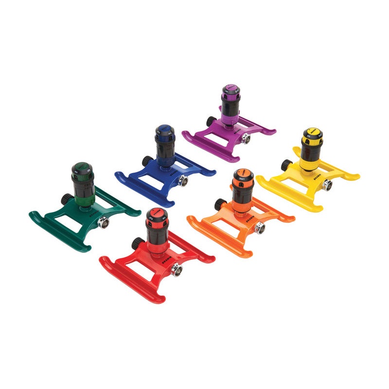 Dramm ColorStorm Metal Sled Base Gear Drive Sprinkler Head 2827 sq ft