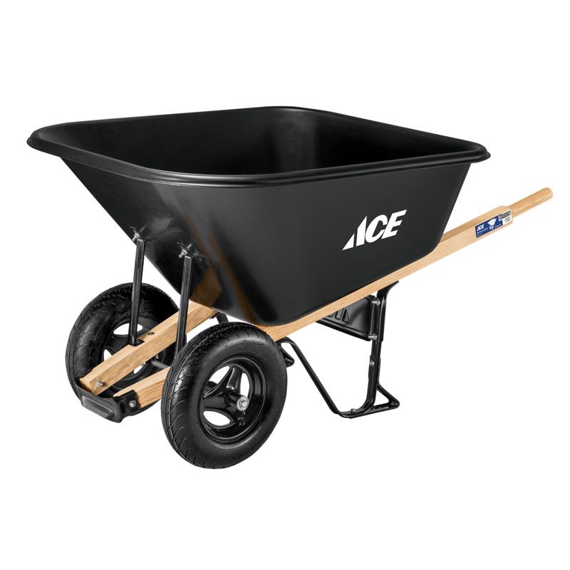 Ace Poly Wheelbarrow 10 cu ft (In-Store Pickup Only)