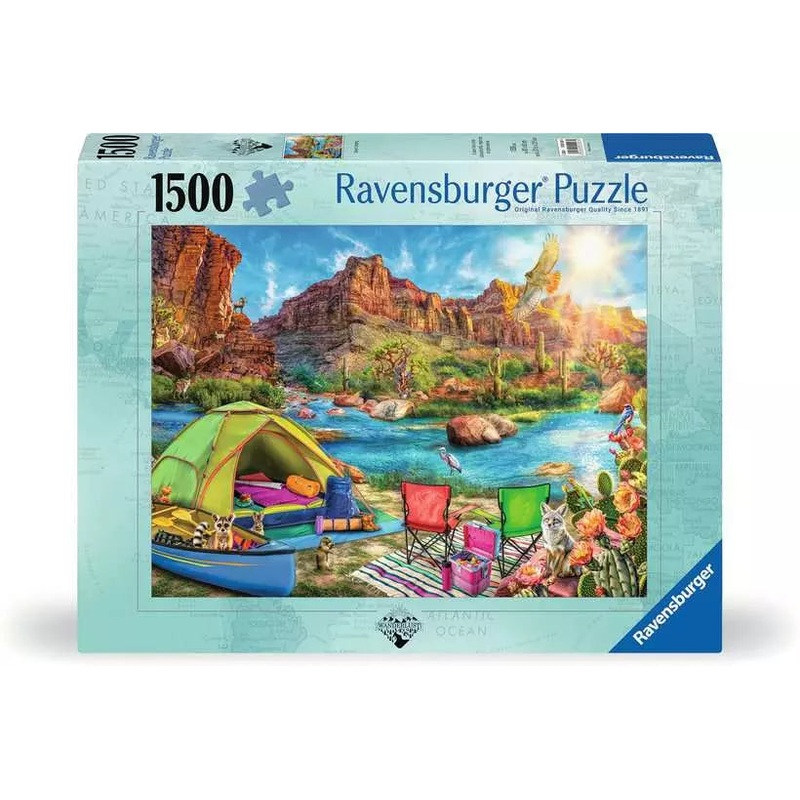 Jigsaw Puzzle Canyon Camping – 1500 Pieces Puzzle