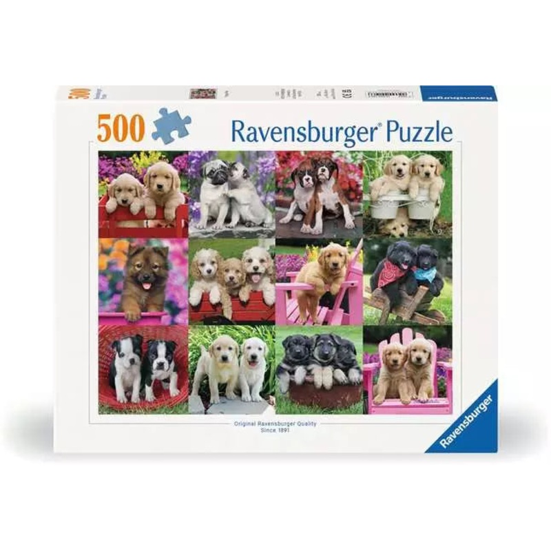 Jigsaw Puzzle Puppy Pals – 500 Pieces Puzzle