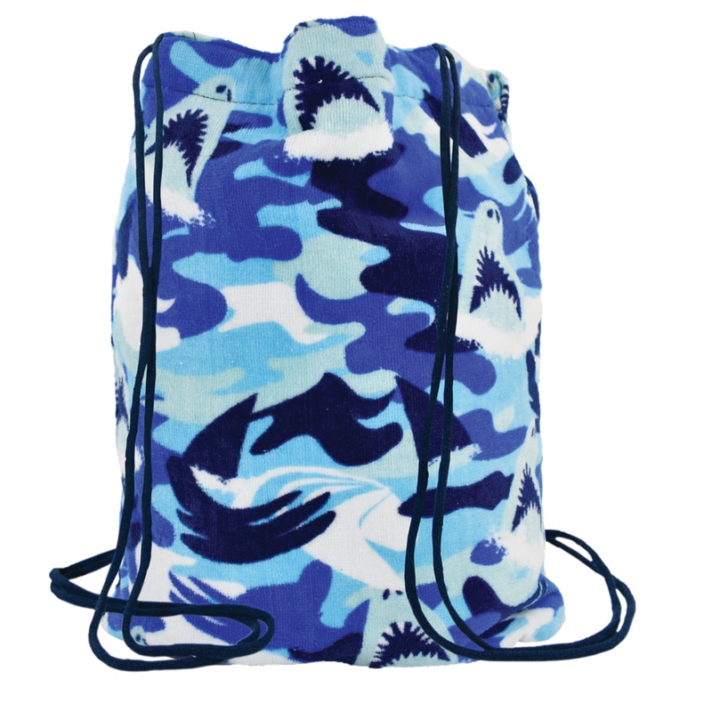 Shark Backpack Towel