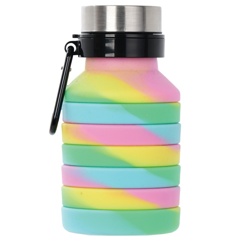 Swirl Tie Dye Collapsible Water Bottle