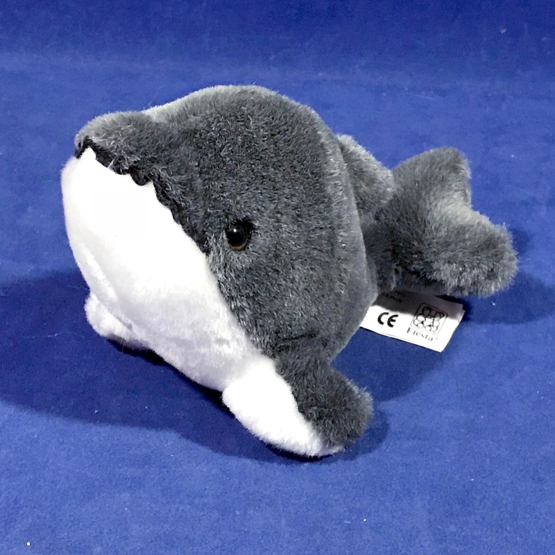 7 In Sitting Dolphin Plush
