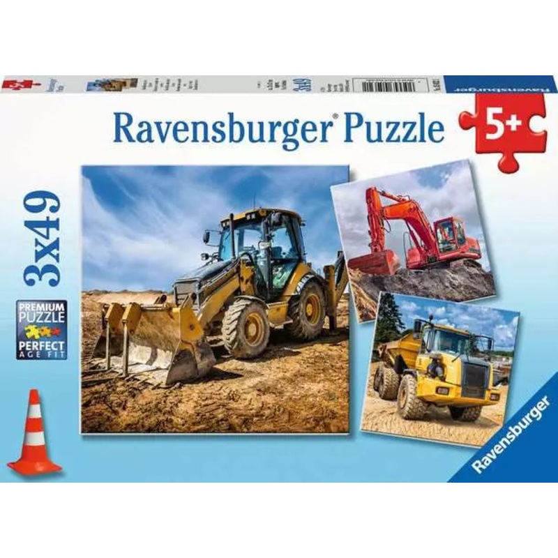 Childrens Jigsaw Puzzle Digger at Work! – 49 Pieces Puzzle