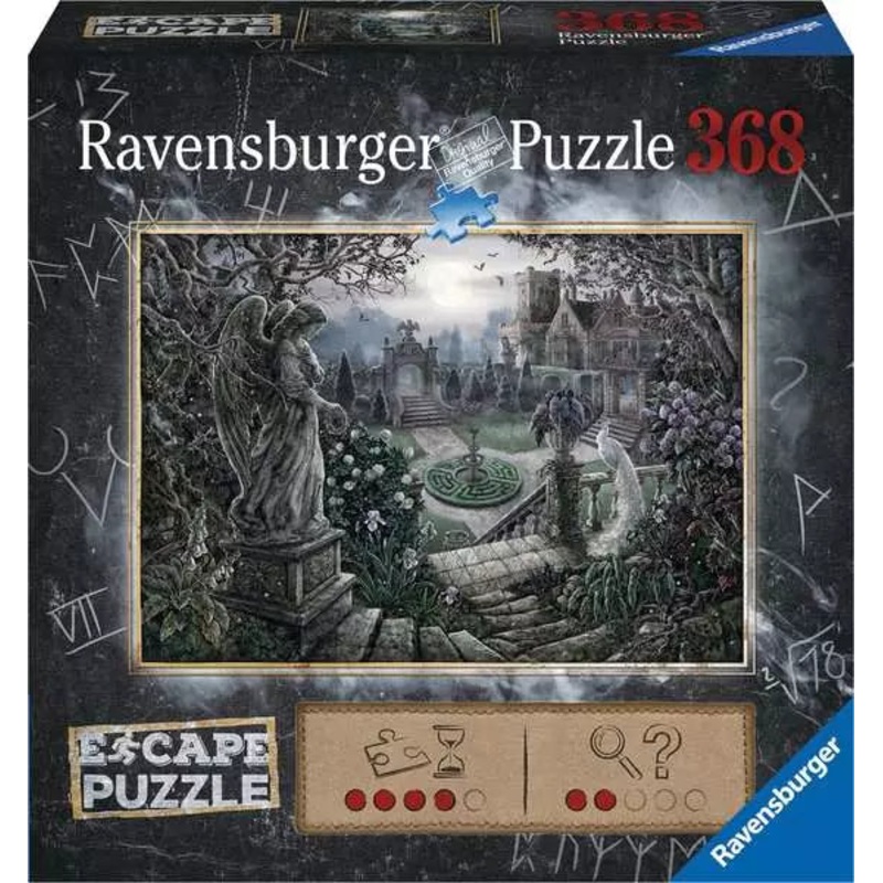 Jigsaw Puzzle Escape Puzzle: Midnight in the Garden – 368 Pieces Puzzle