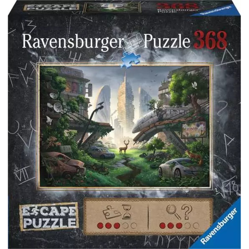 Jigsaw Puzzle Escape Puzzle: The Desolated City – 368 Pieces Puzzle