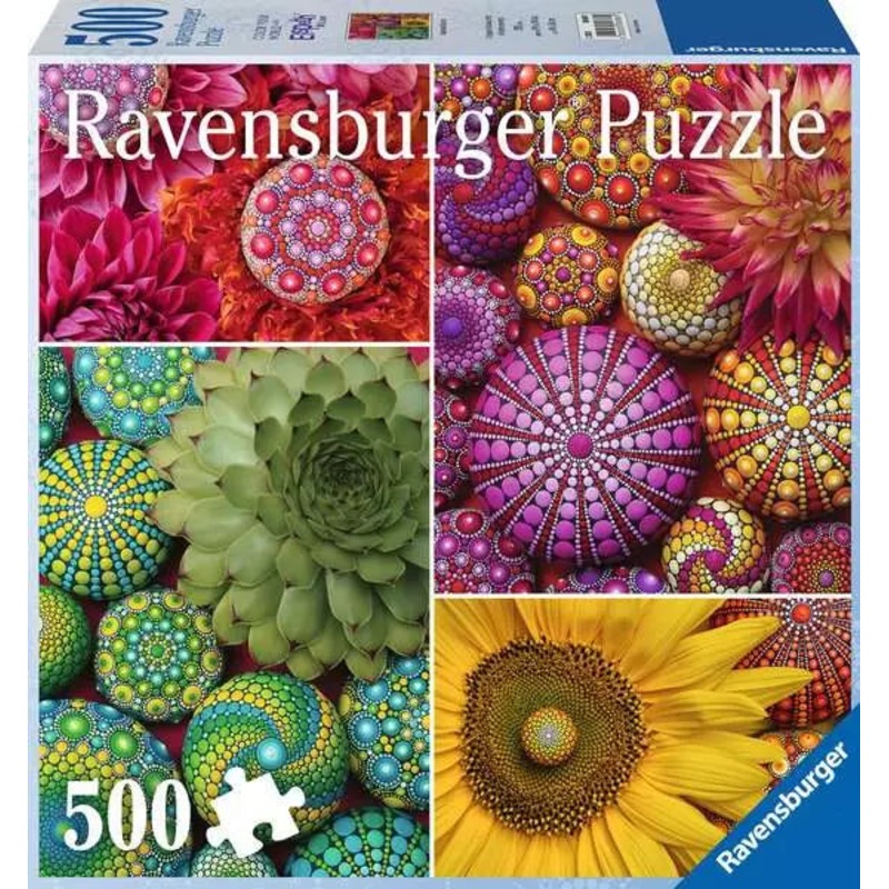 Jigsaw Puzzle Mandala Blooms – 500 Pieces Puzzle
