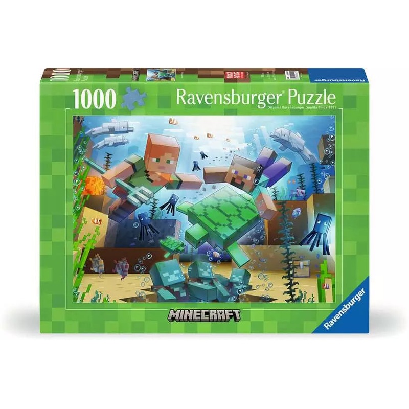 Jigsaw Puzzle Minecraft Mosaic – 1000 Pieces Puzzle